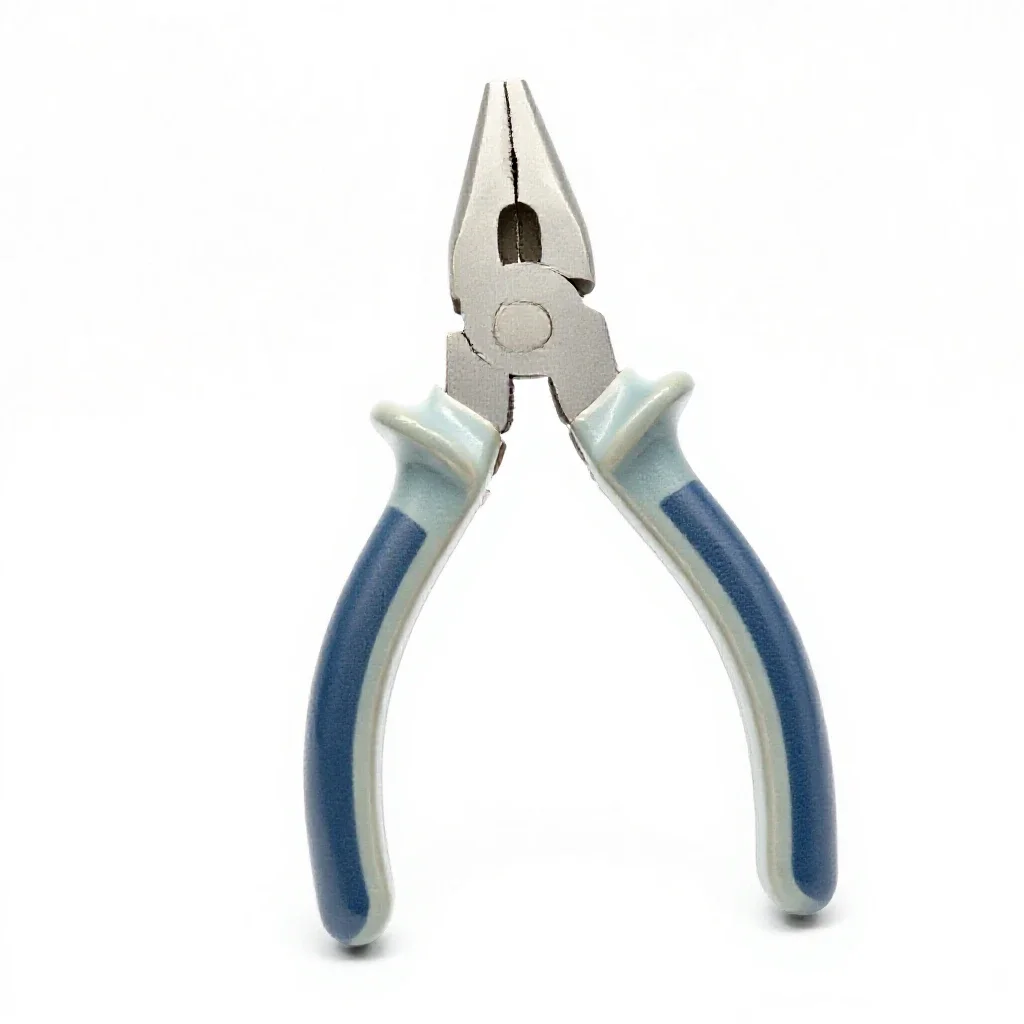 Pump-type pliers isolated on a white background