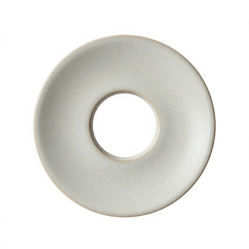 Round file isolated on a white background