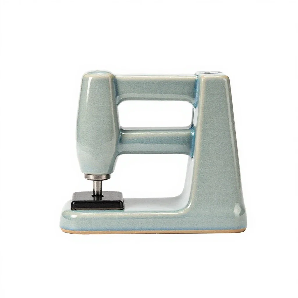 Stamping machine isolated on a white background