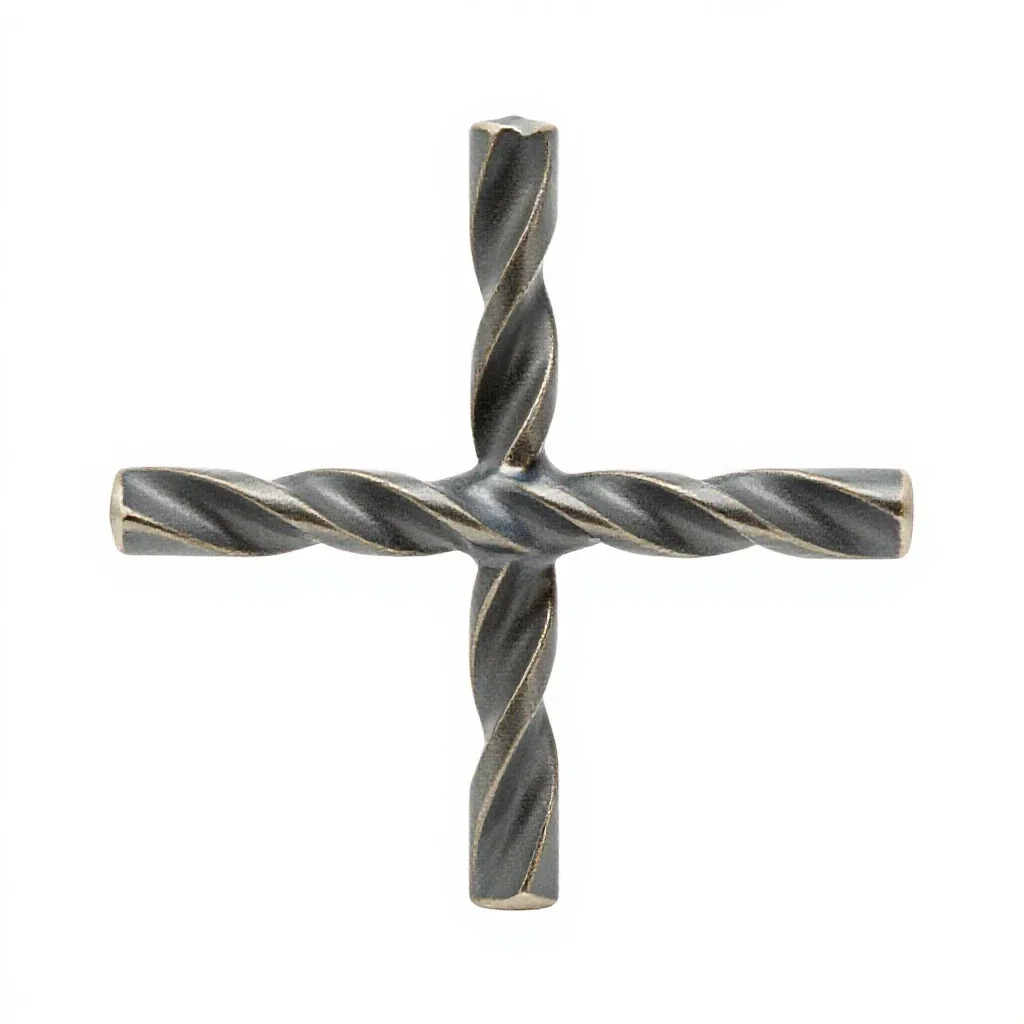 Twist bit isolated on a white background