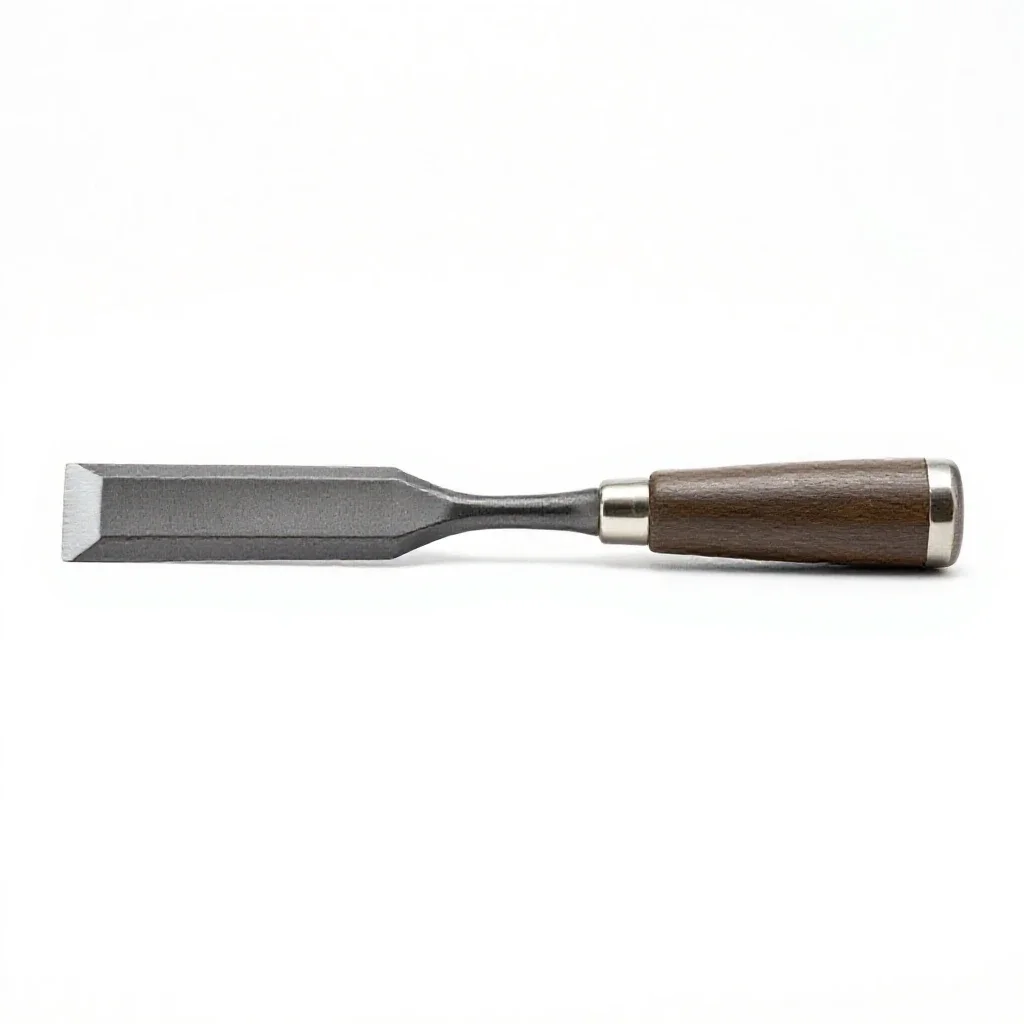 Wood chisel isolated on a white background