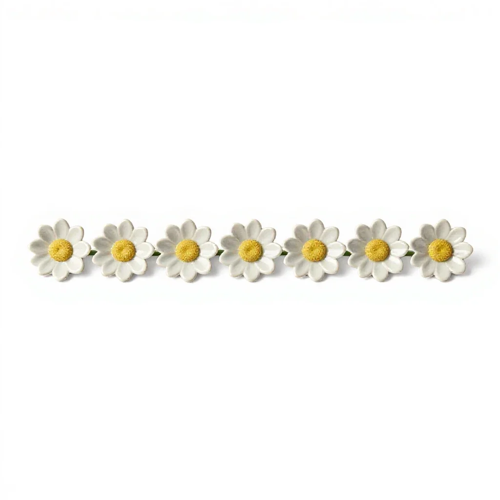Daisy chain isolated on a white background