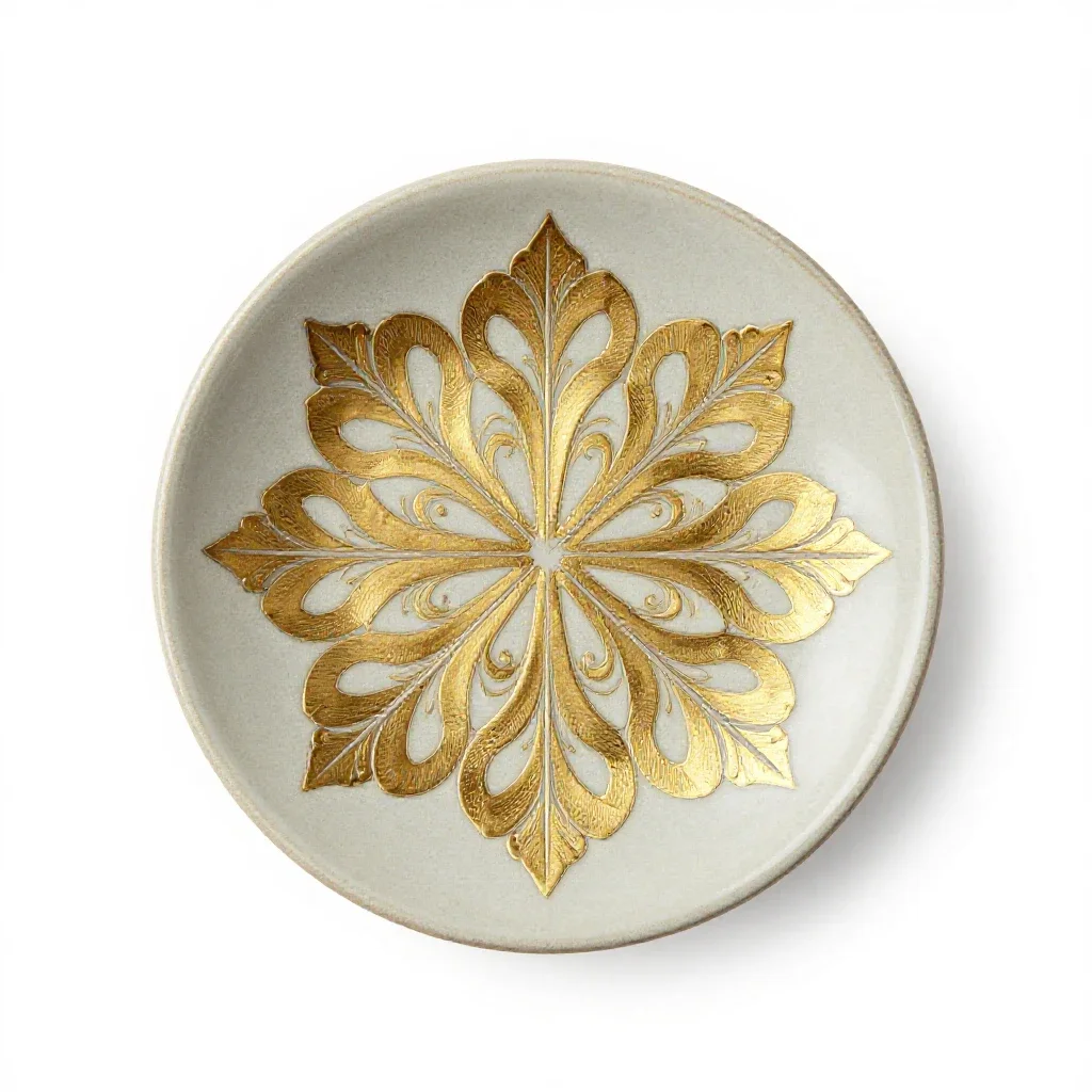 Damascene isolated on a white background