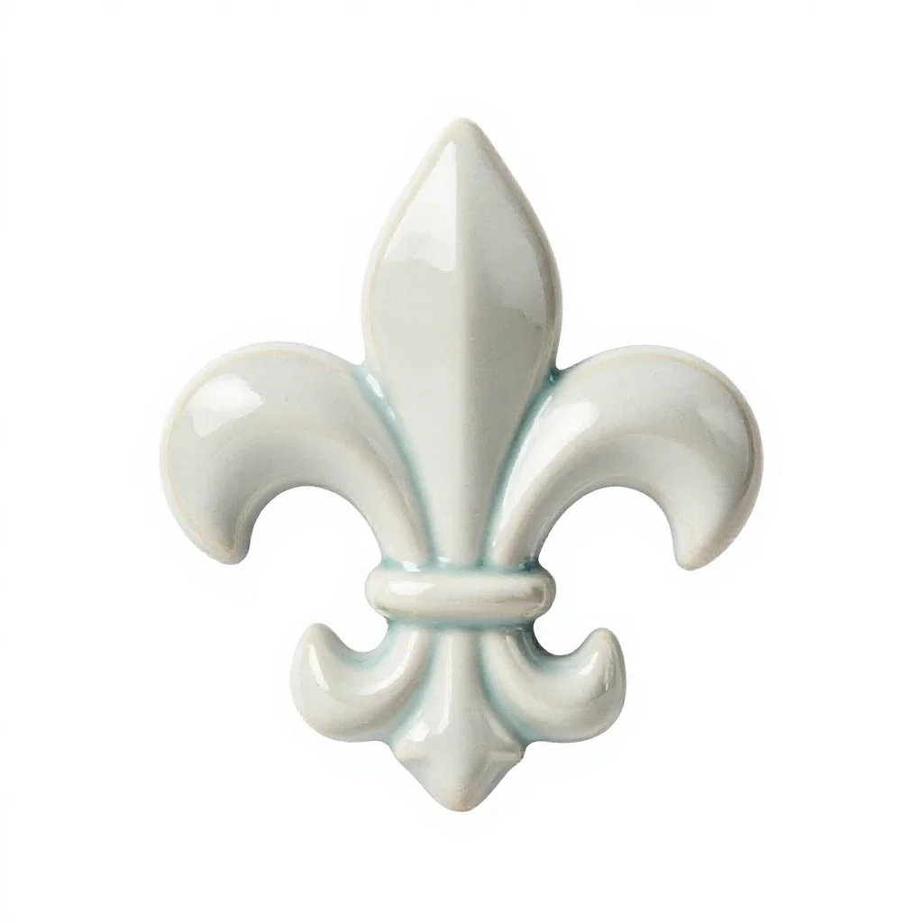 Fleur-de-lis isolated on a white background