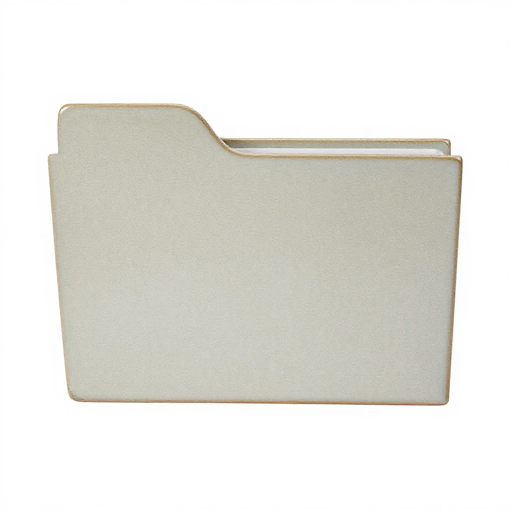 Folderal isolated on a white background