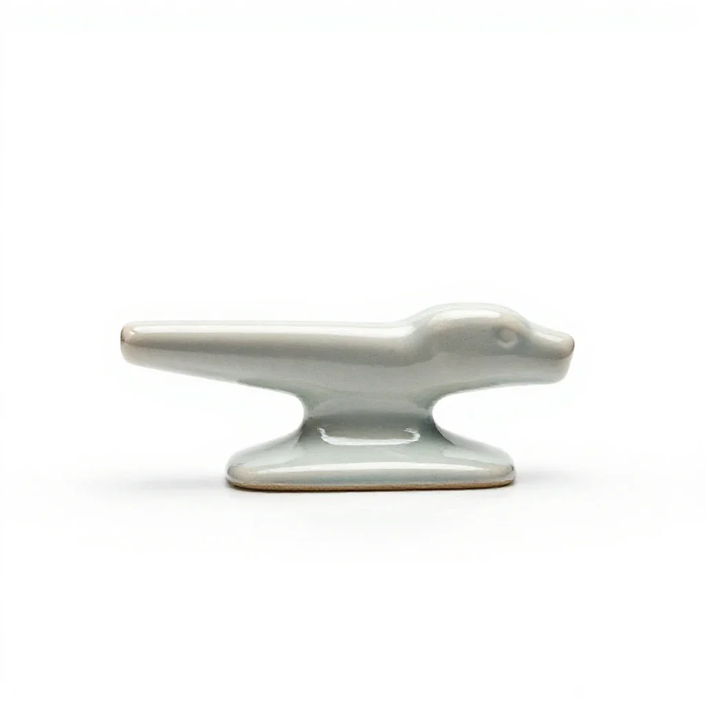 Hood ornament isolated on a white background
