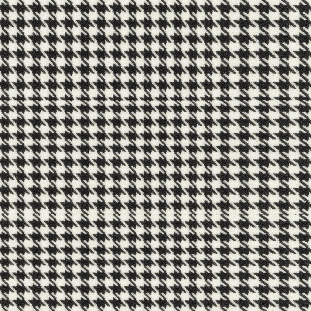 Houndstooth check isolated on a white background
