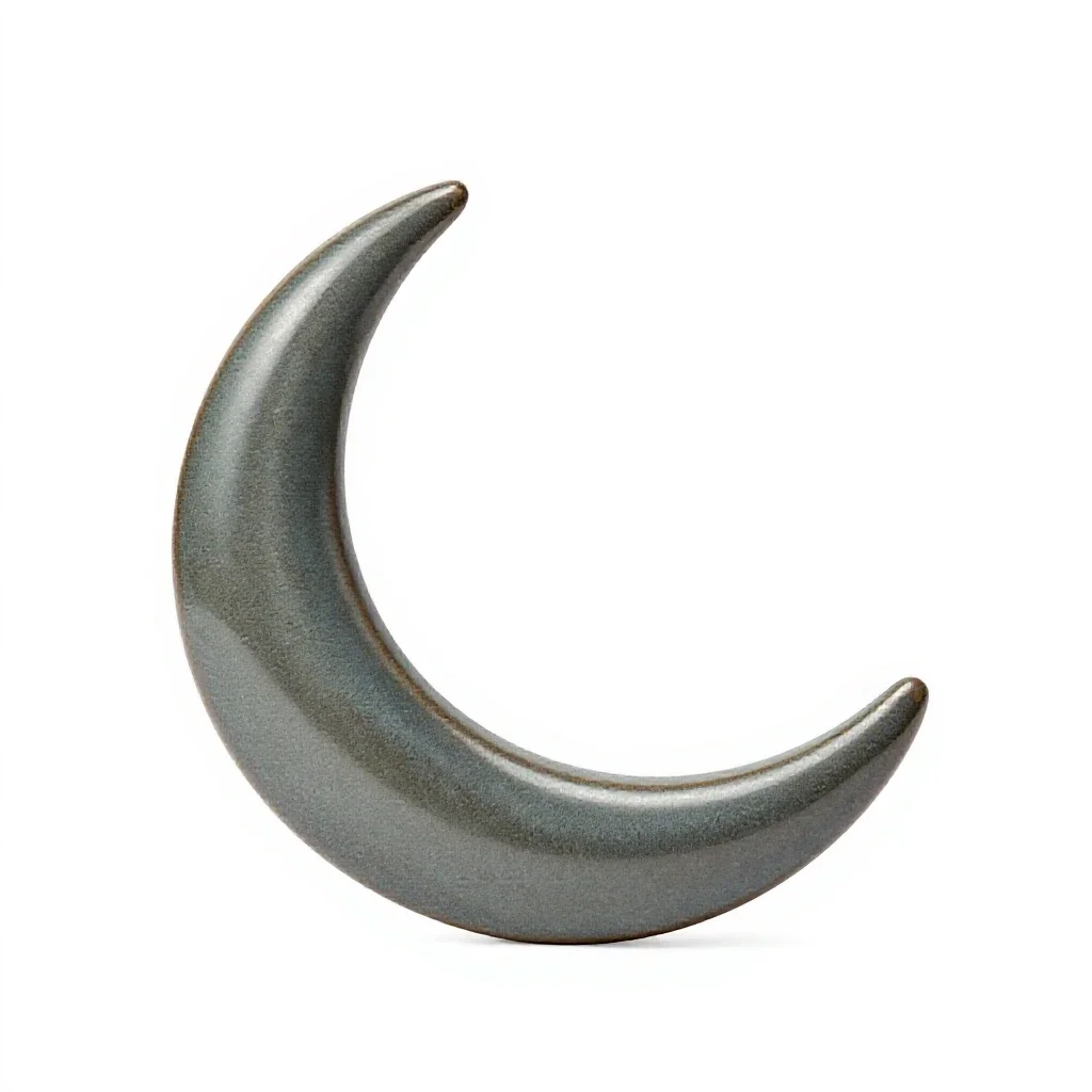 Lunula isolated on a white background