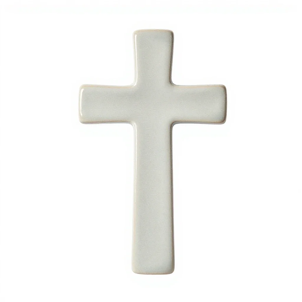 Patriarchal cross isolated on a white background