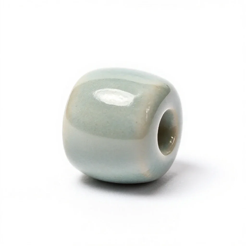 Quirk bead isolated on a white background