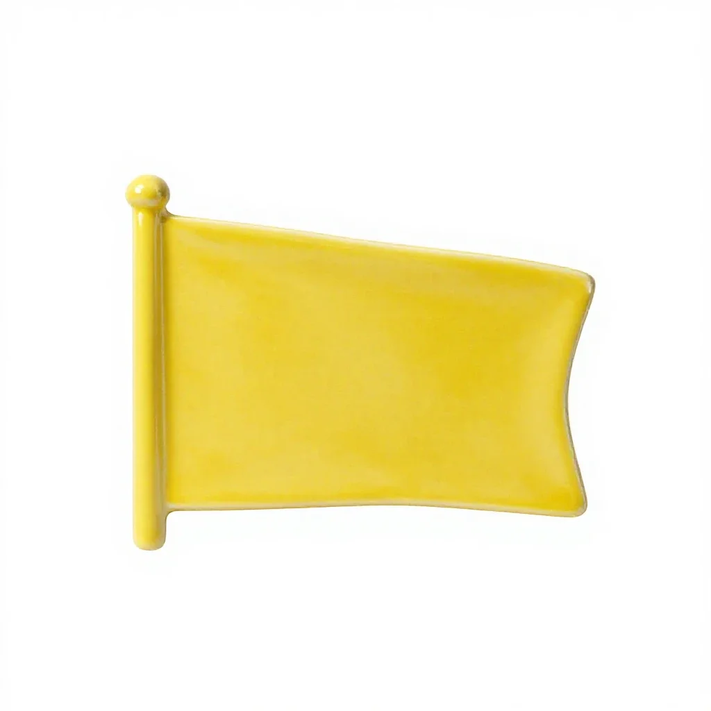Yellow jack isolated on a white background
