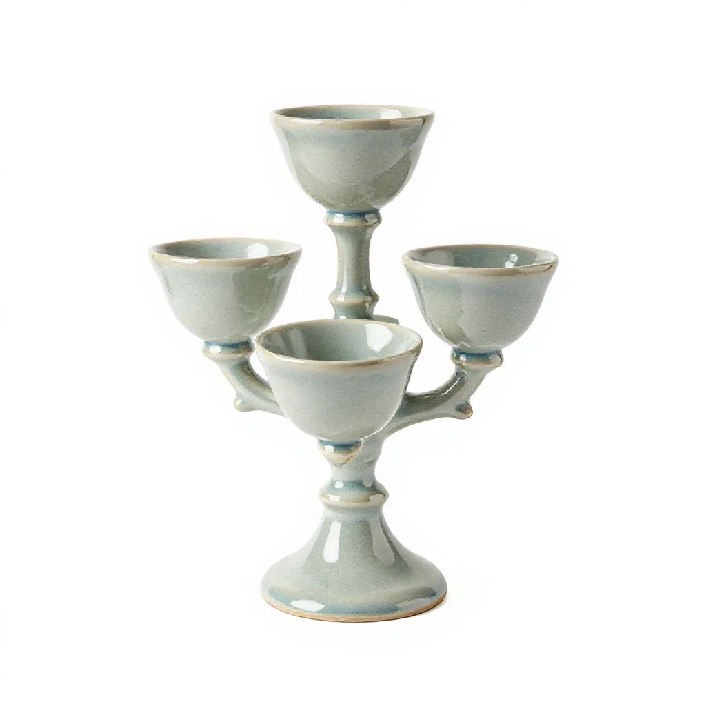 Epergne isolated on a white background