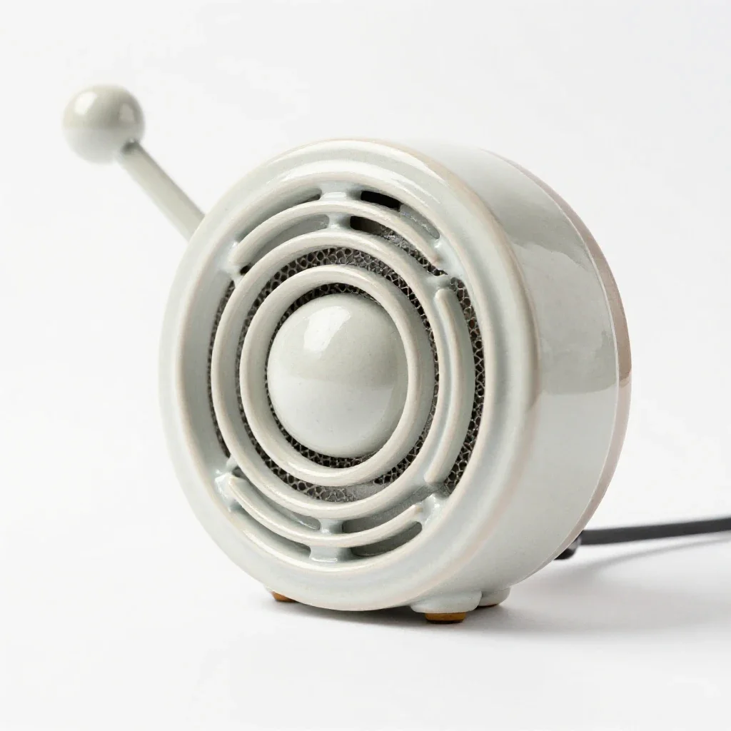 Radio transmitter isolated on a white background