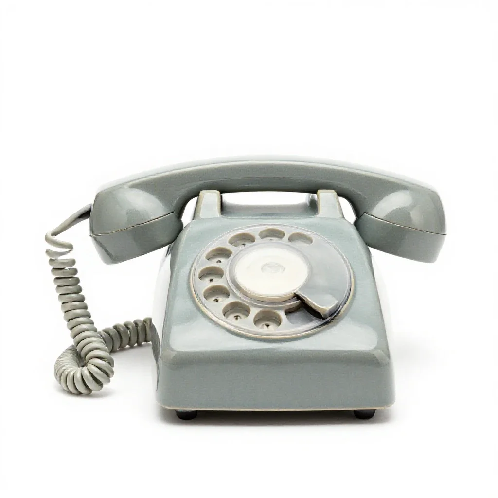 Radiotelephone isolated on a white background