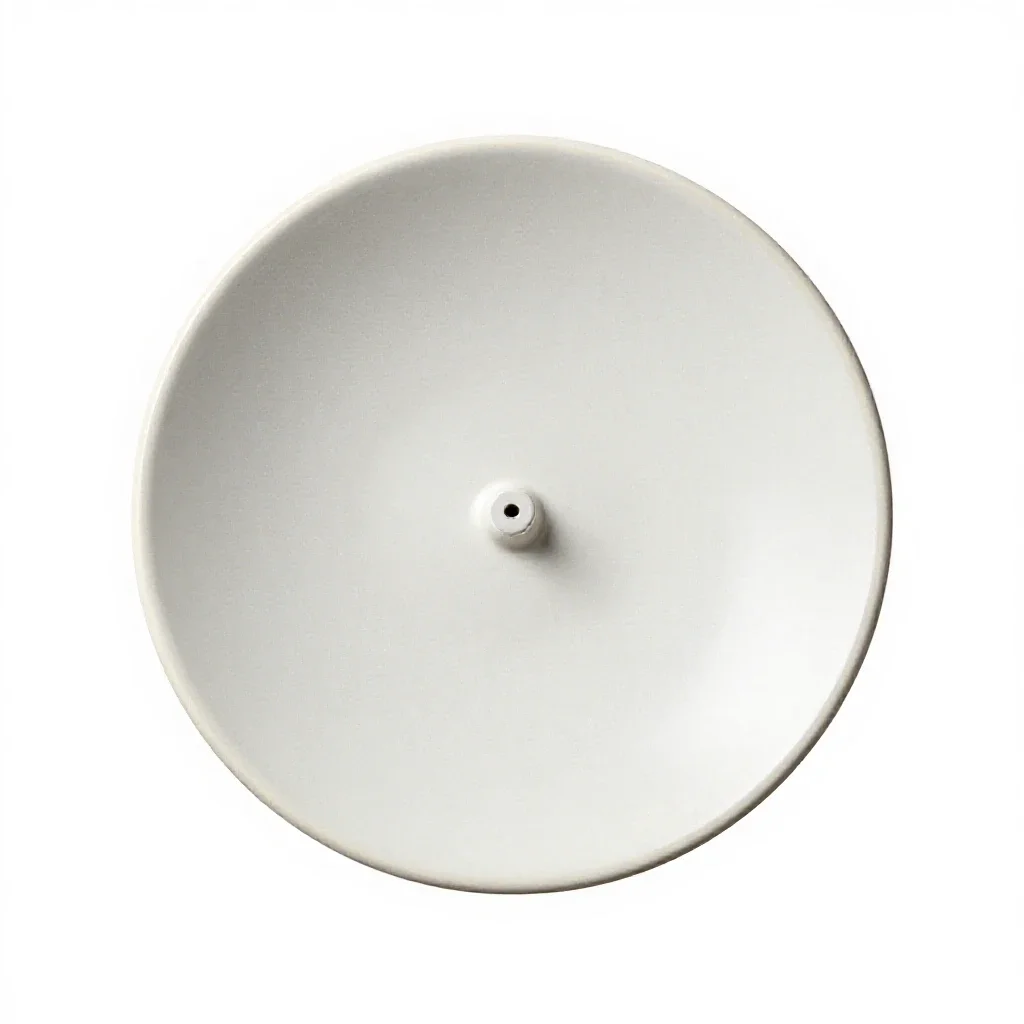 Satellite transmitter isolated on a white background