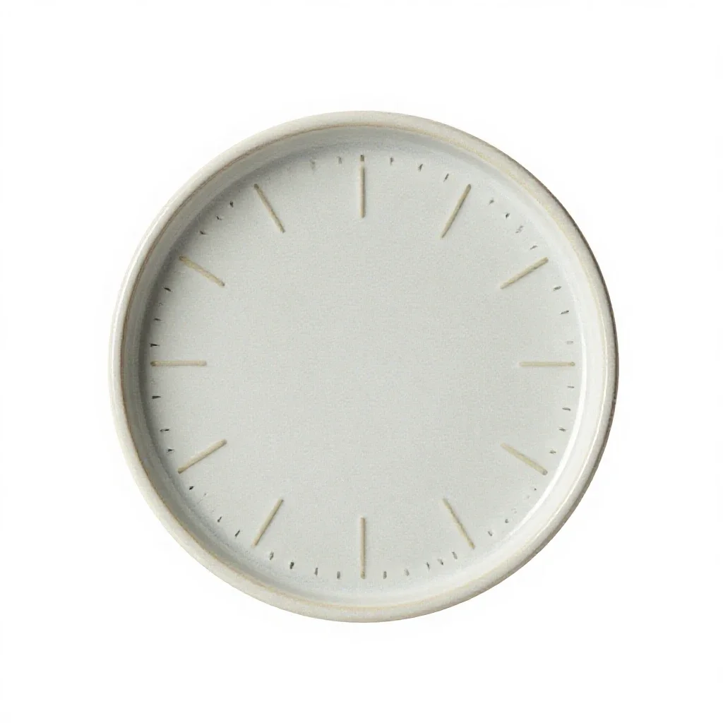 System clock isolated on a white background