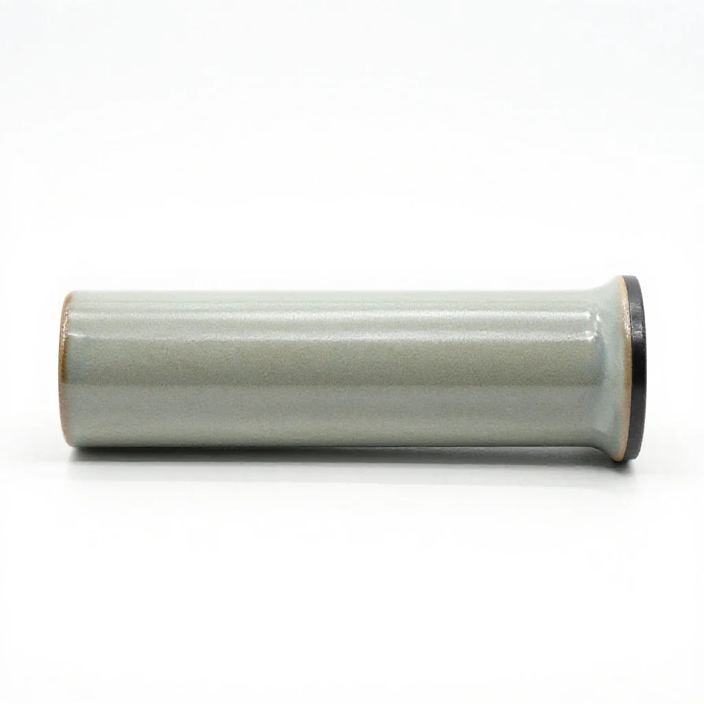 Television-camera tube isolated on a white background