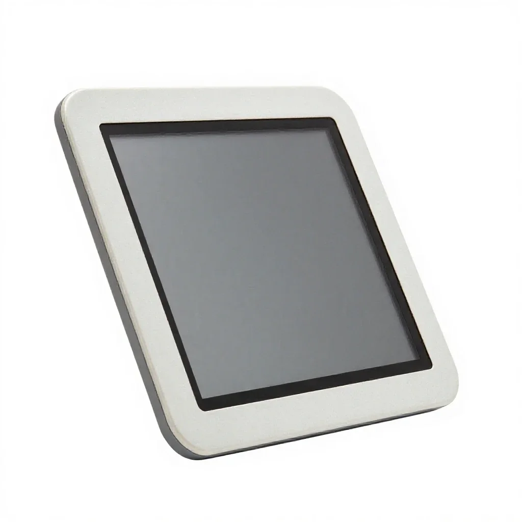 Touch screen isolated on a white background