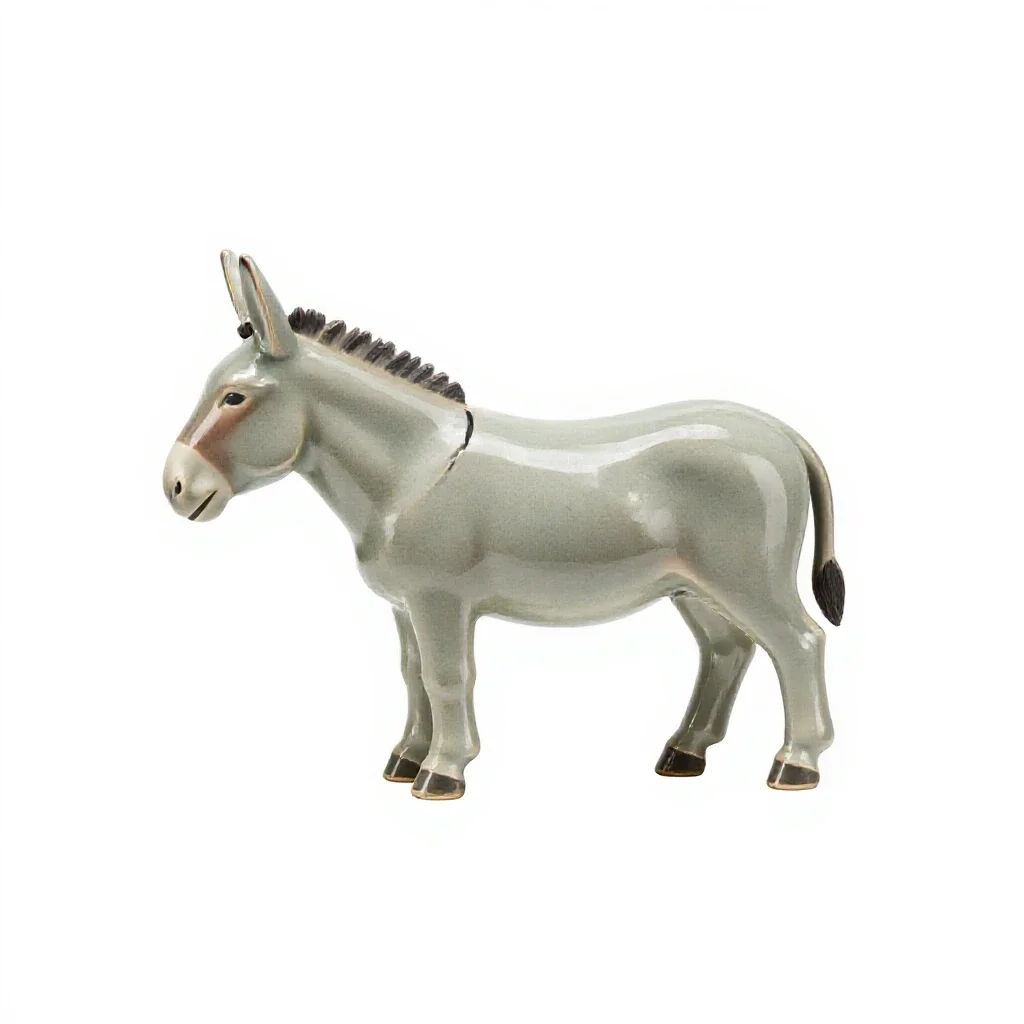 Mule isolated on a white background