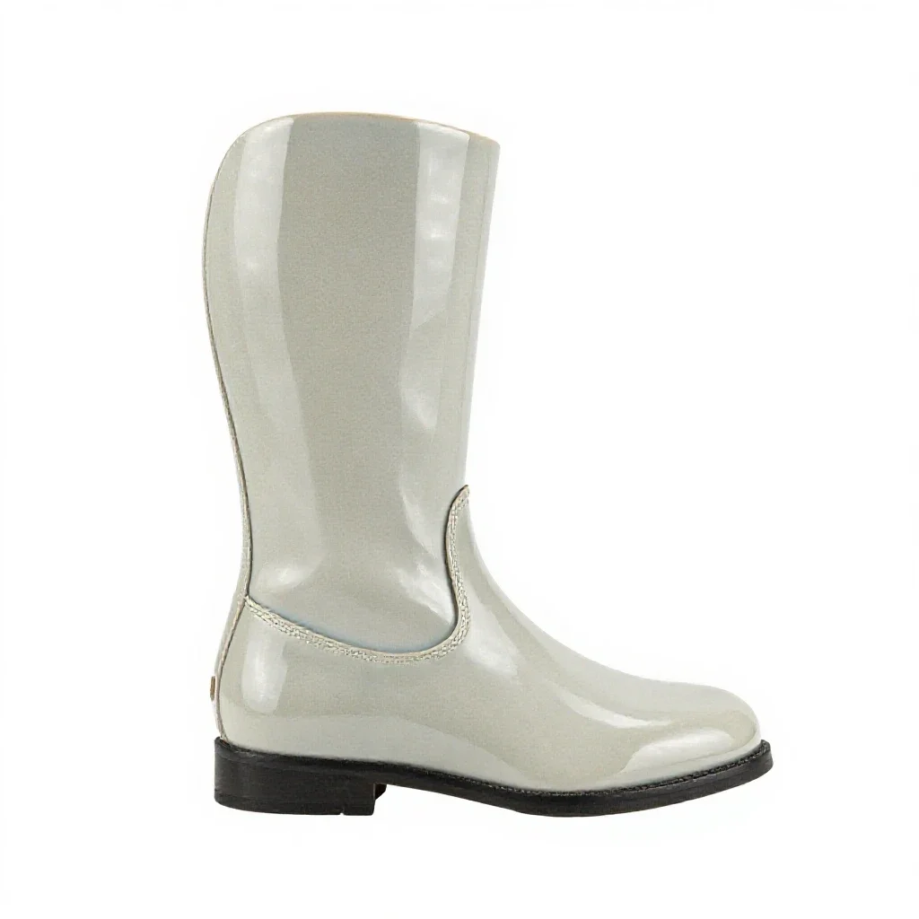 Riding boot isolated on a white background