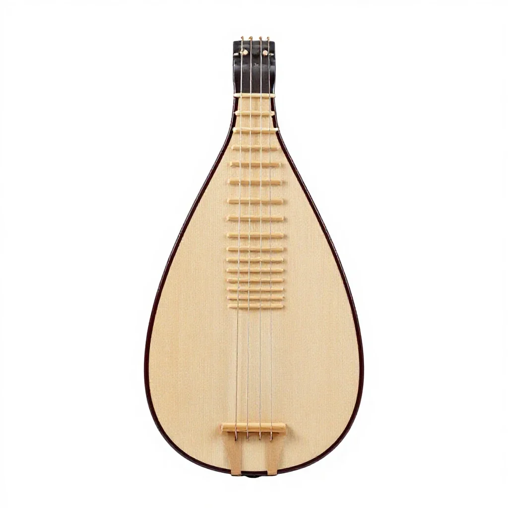 Balalaika isolated on a white background