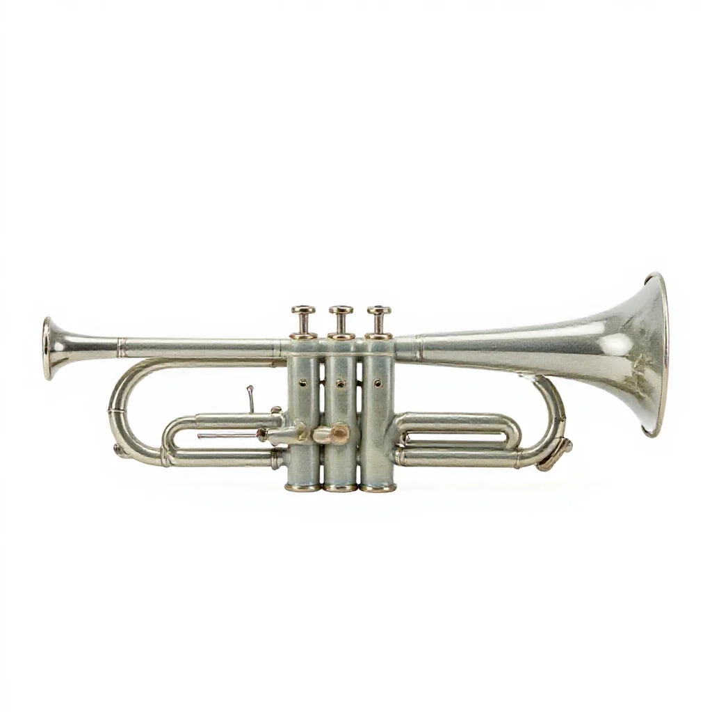 Bugle isolated on a white background