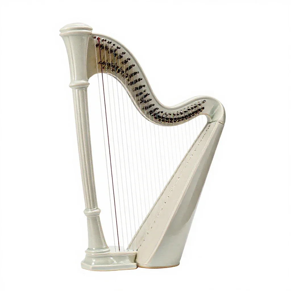 Chordophone isolated on a white background