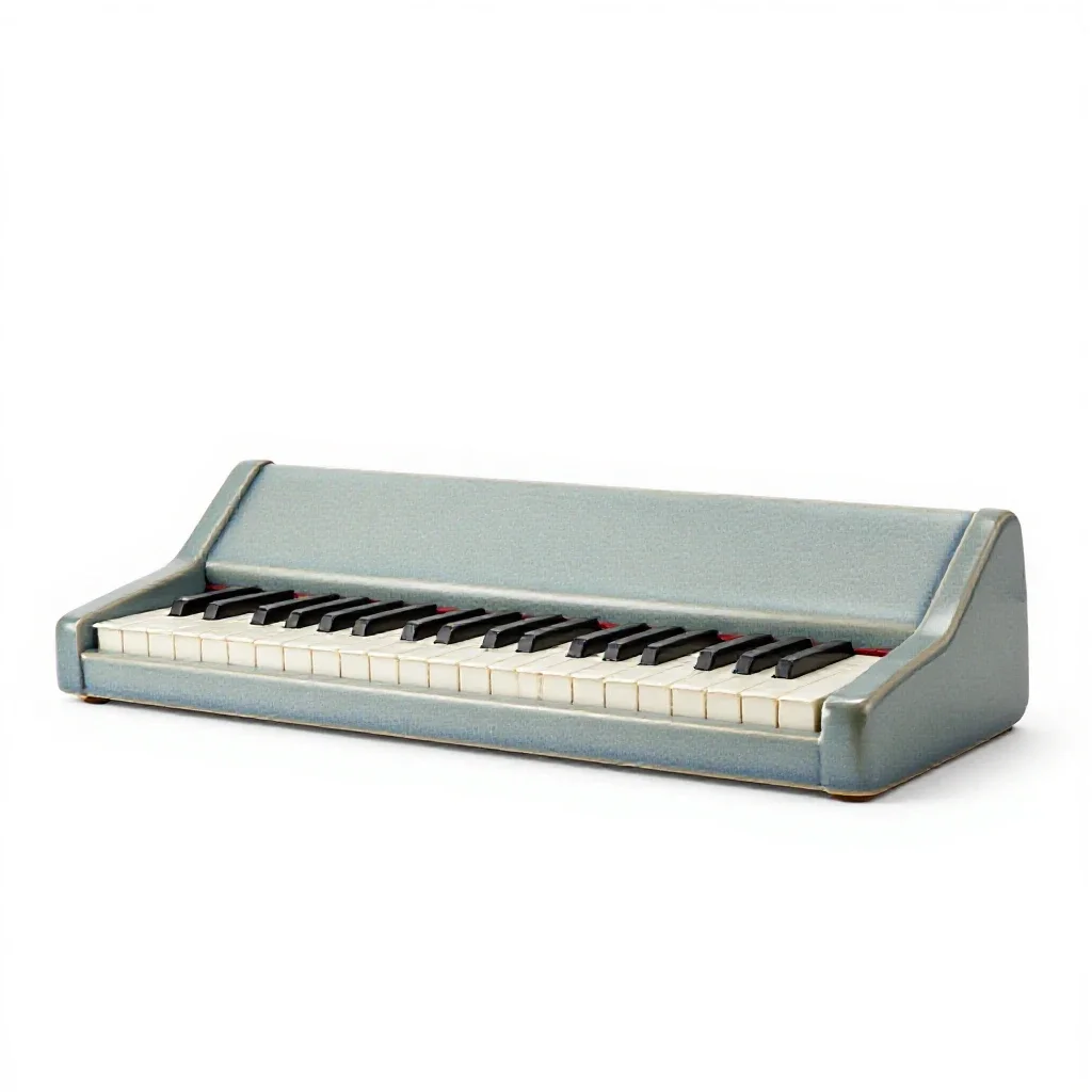 Clavier isolated on a white background