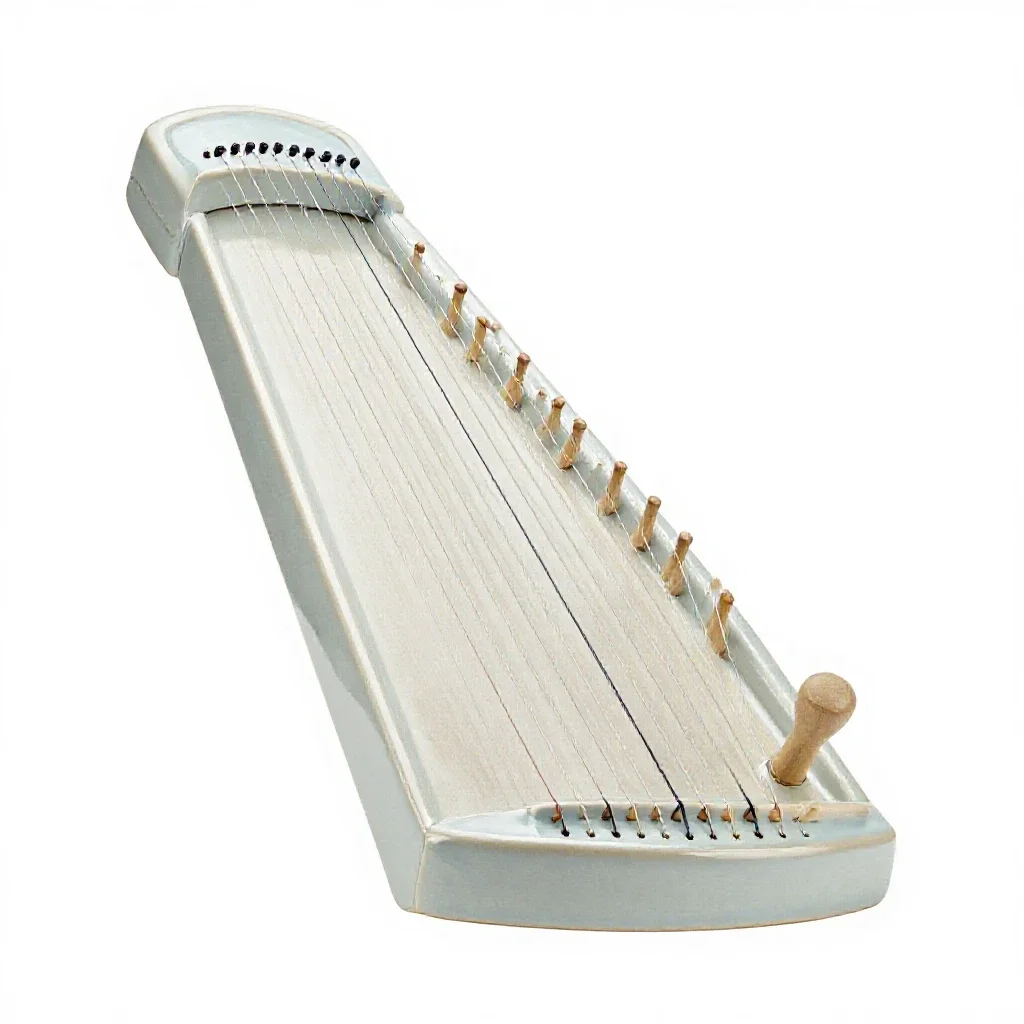 Dulcimer isolated on a white background