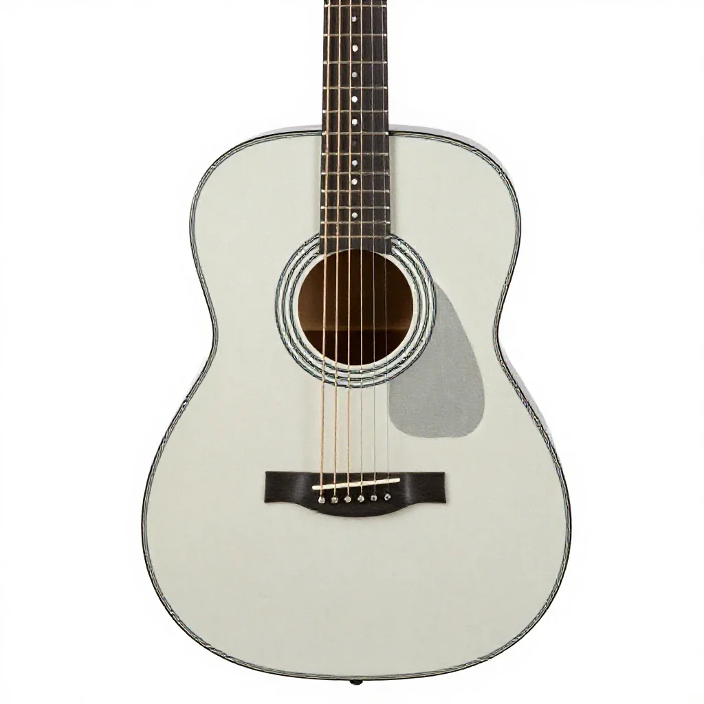 Guitar isolated on a white background