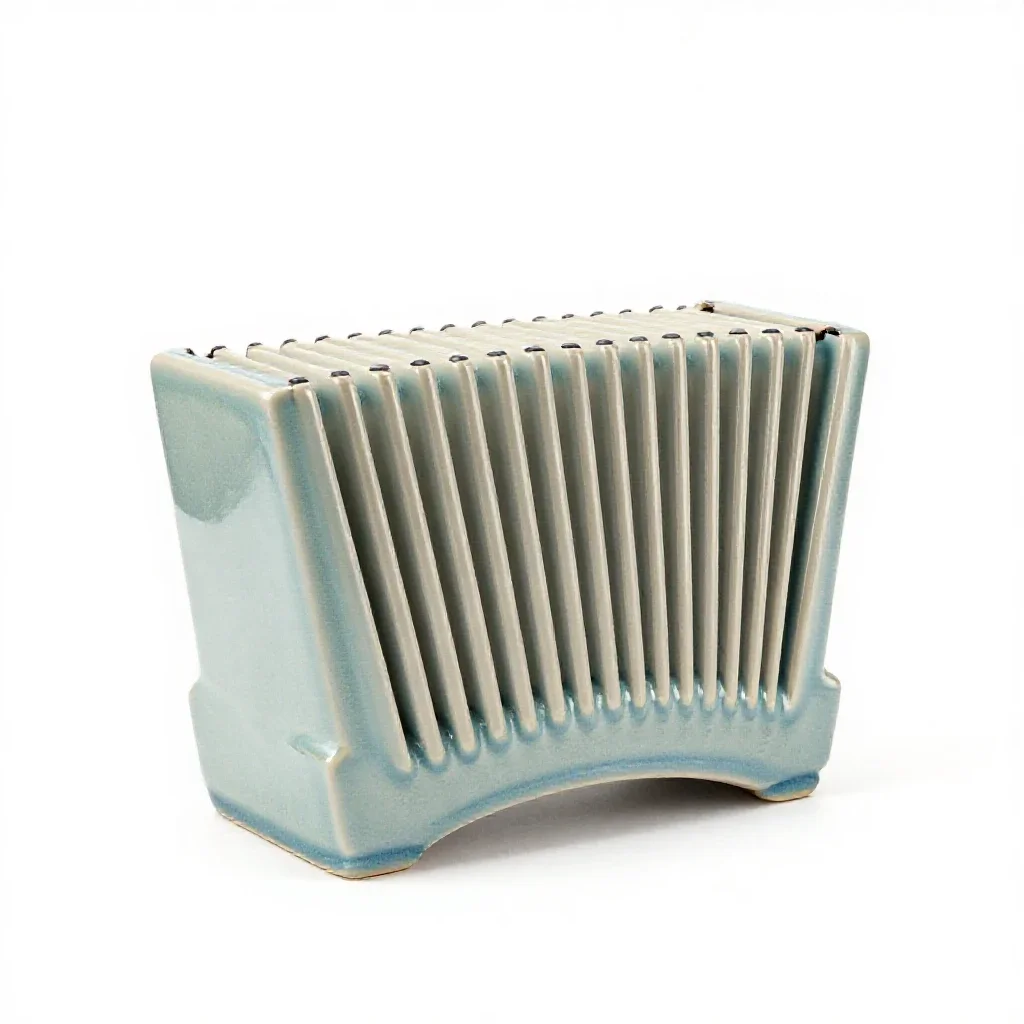 Harmonium isolated on a white background