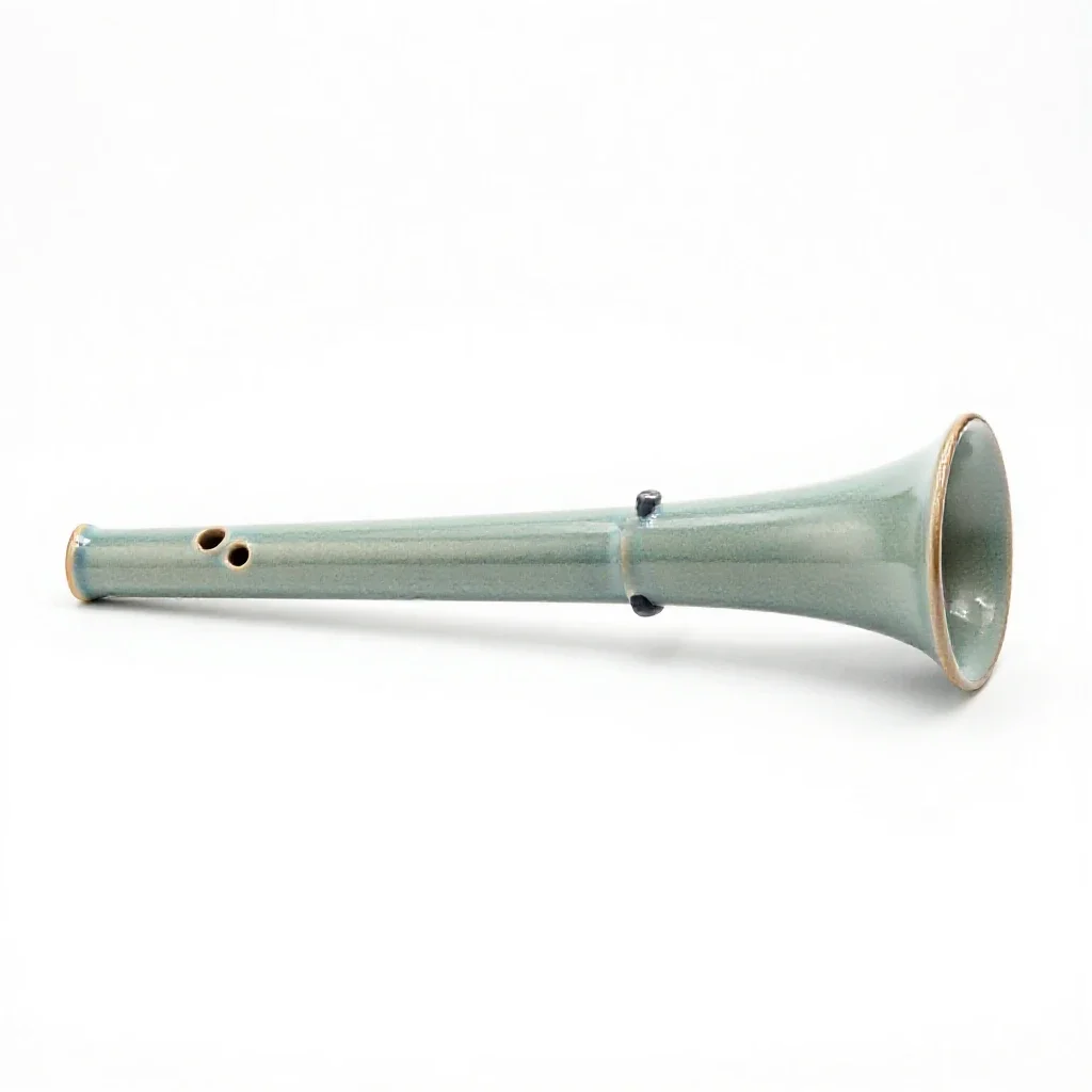 Krummhorn isolated on a white background