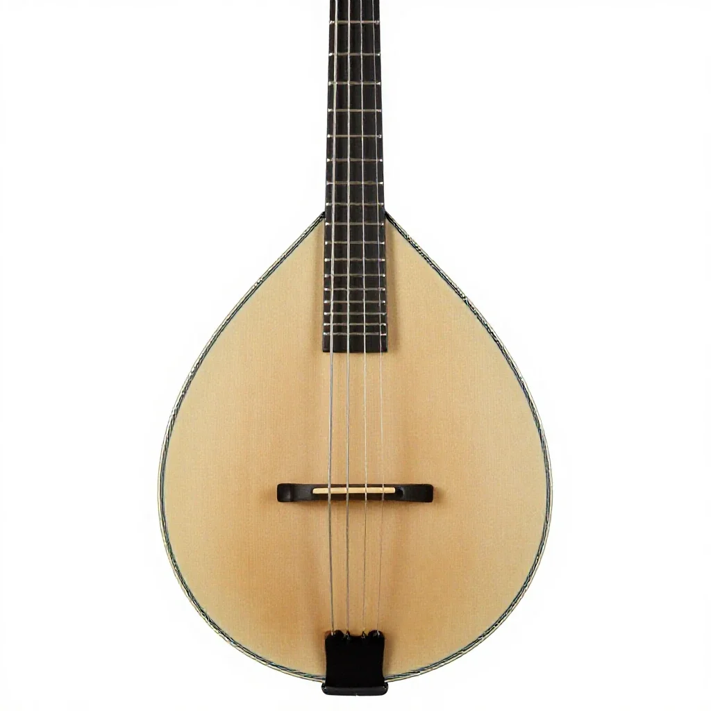 Mandola isolated on a white background