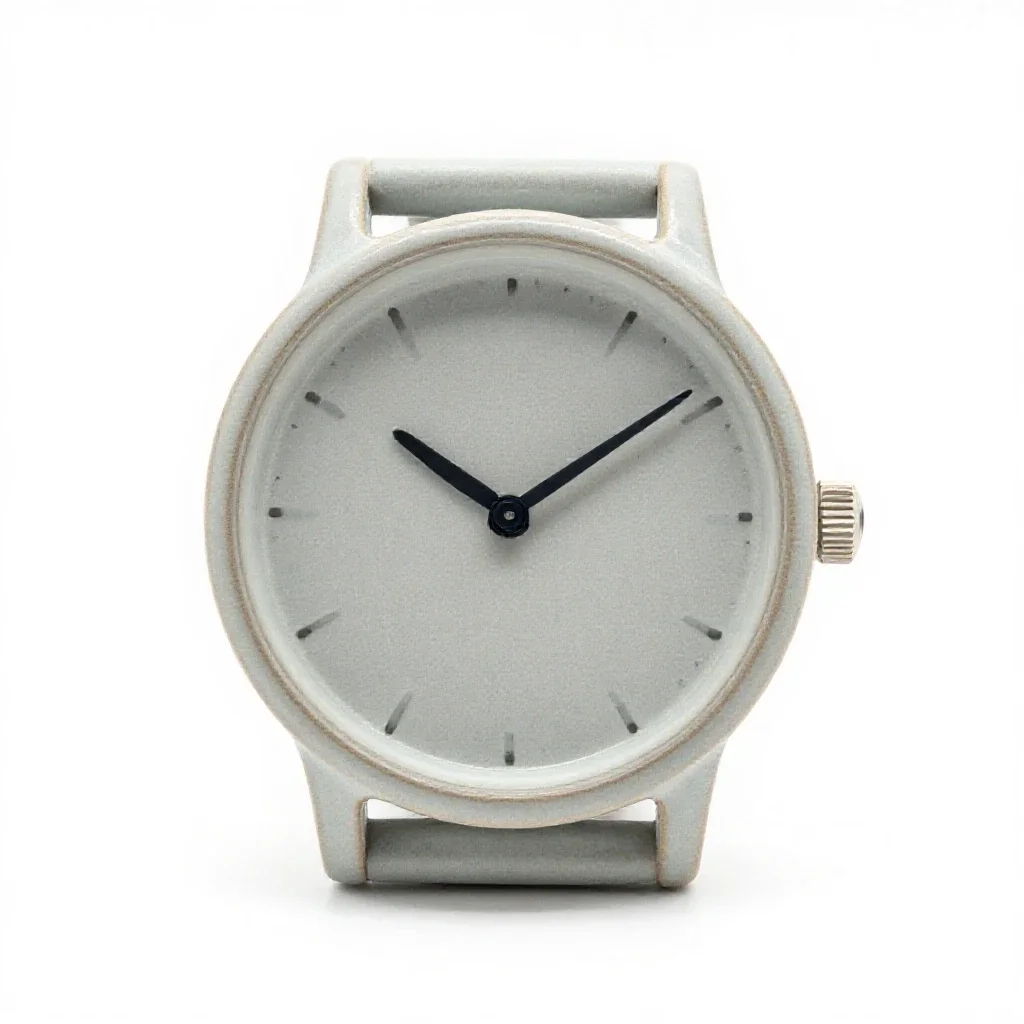 Pendulum watch isolated on a white background