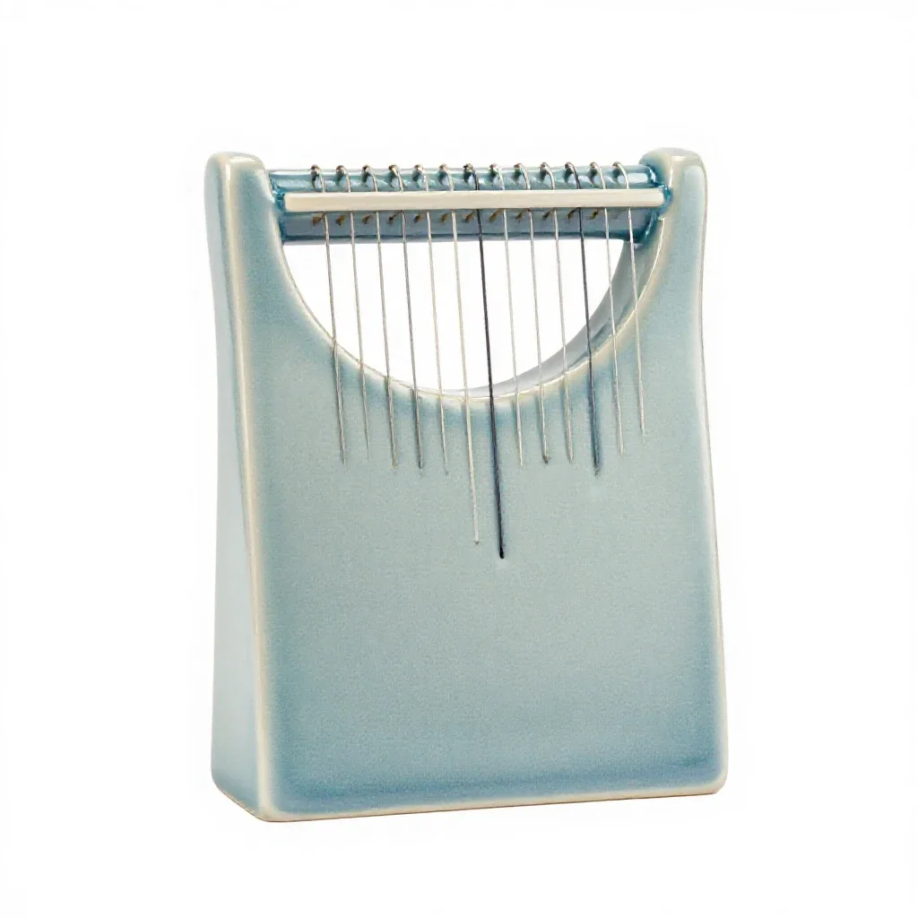 Psaltery isolated on a white background