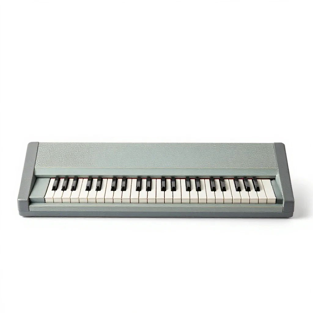 Synthesizer isolated on a white background