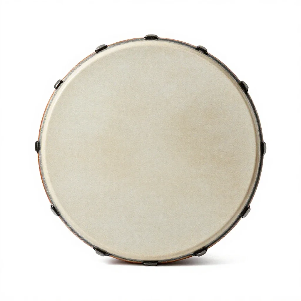 Tambour isolated on a white background