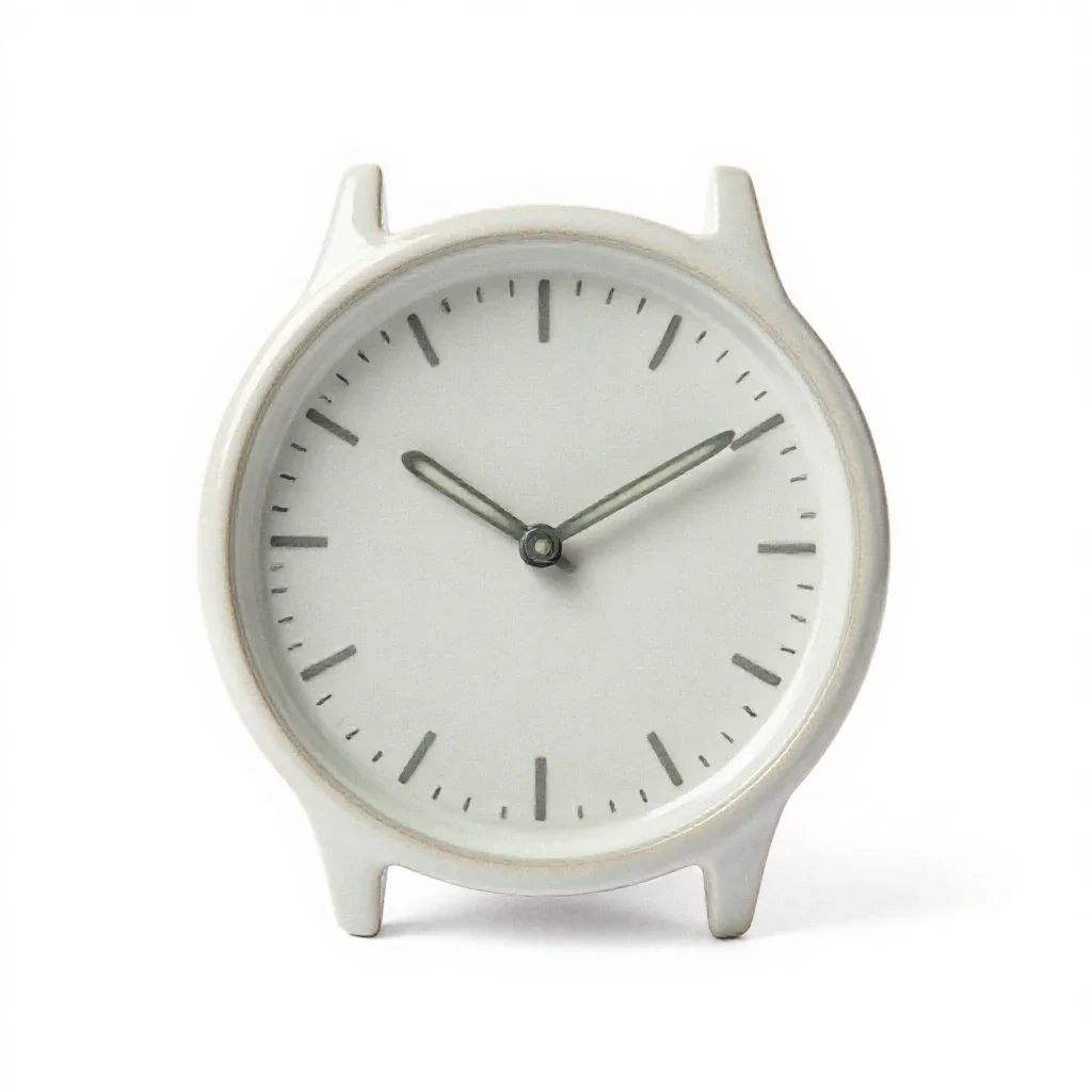 Timepiece isolated on a white background
