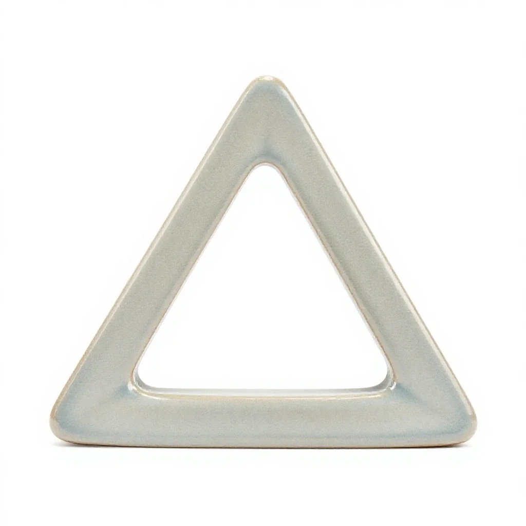 Triangle isolated on a white background