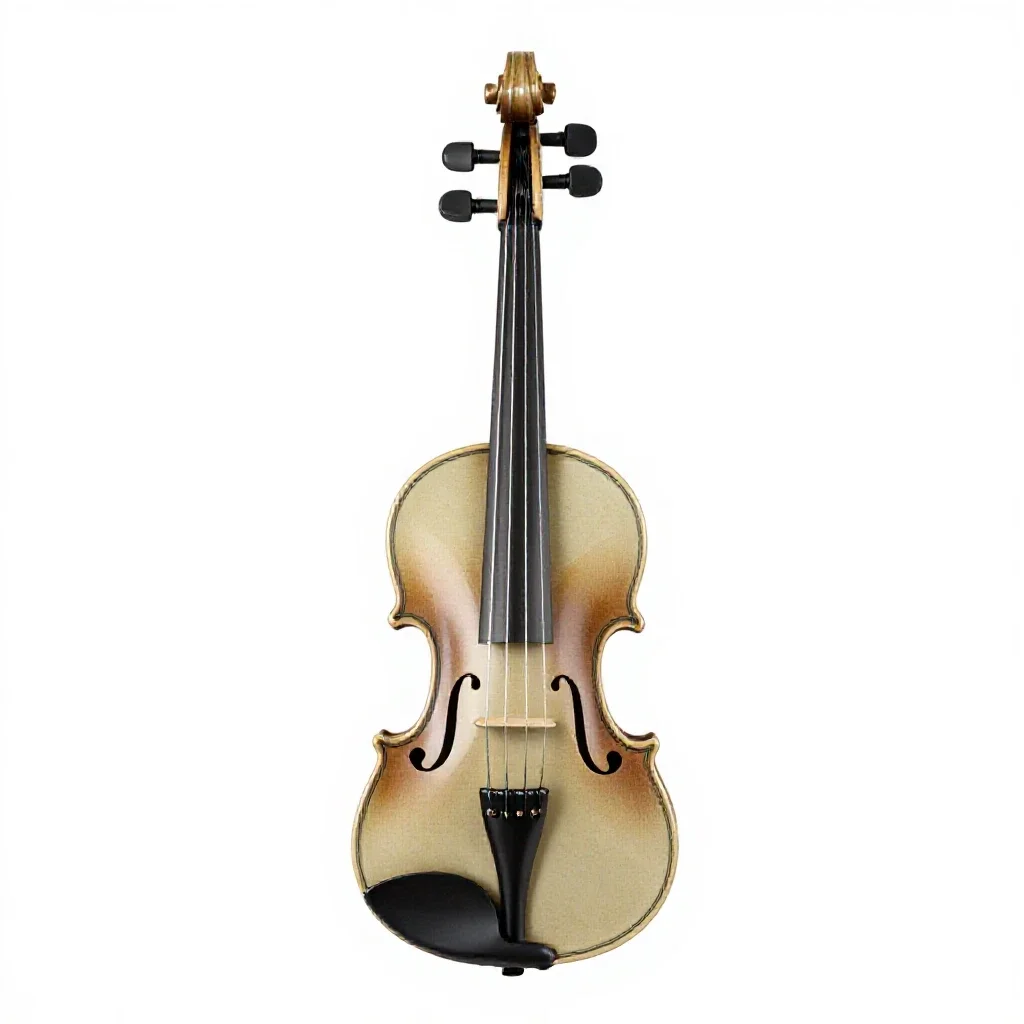 Viola da braccio isolated on a white background