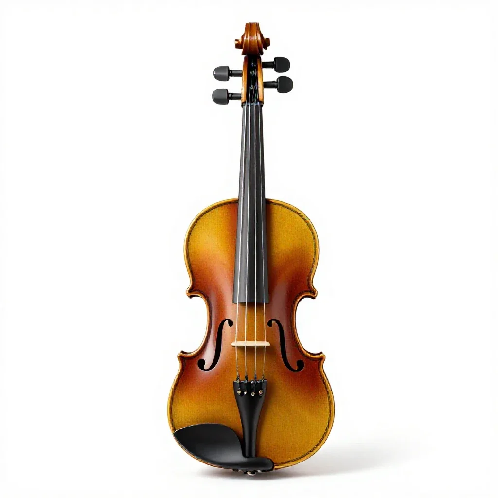 Violin isolated on a white background