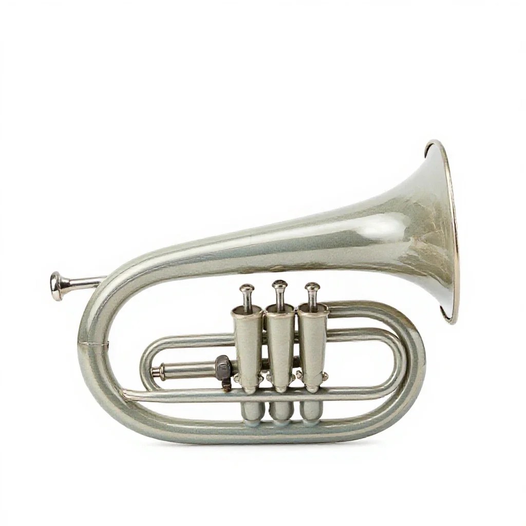 Euphonium isolated on a white background