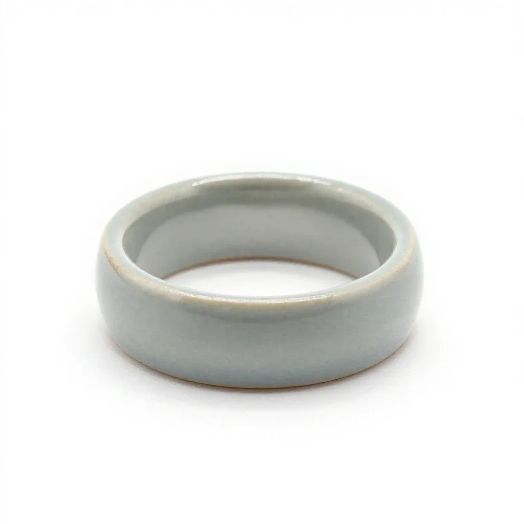 Mourning ring isolated on a white background