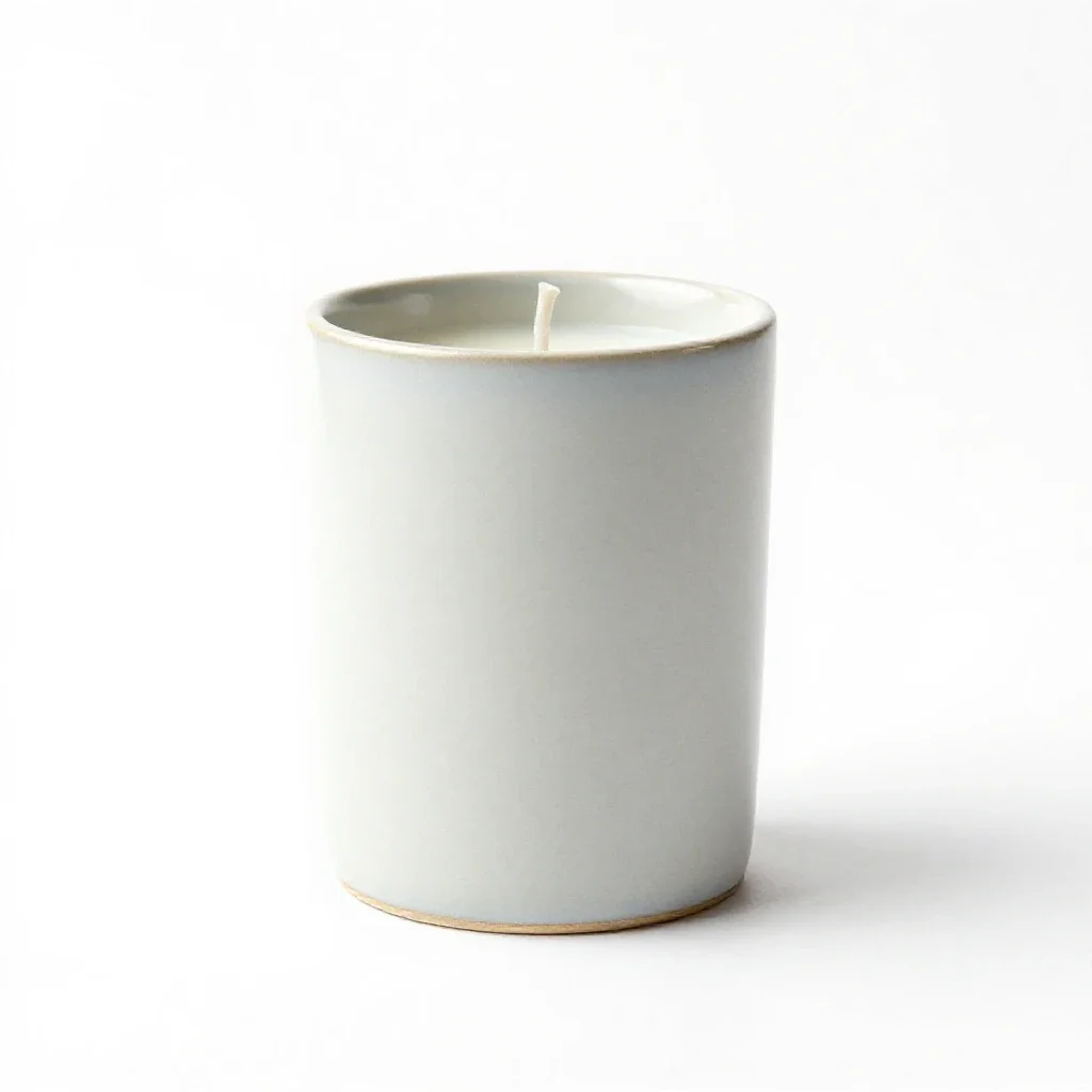 Candle isolated on a white background