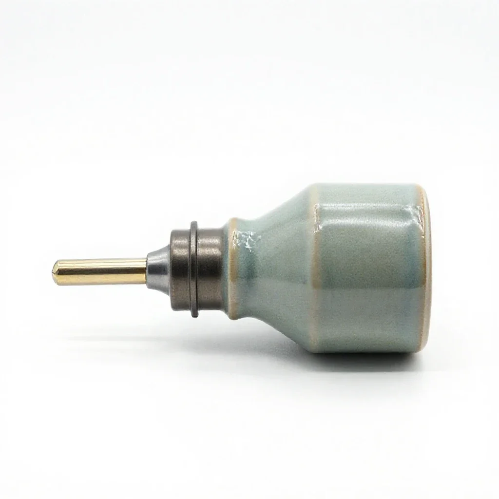 Carbon arc lamp isolated on a white background