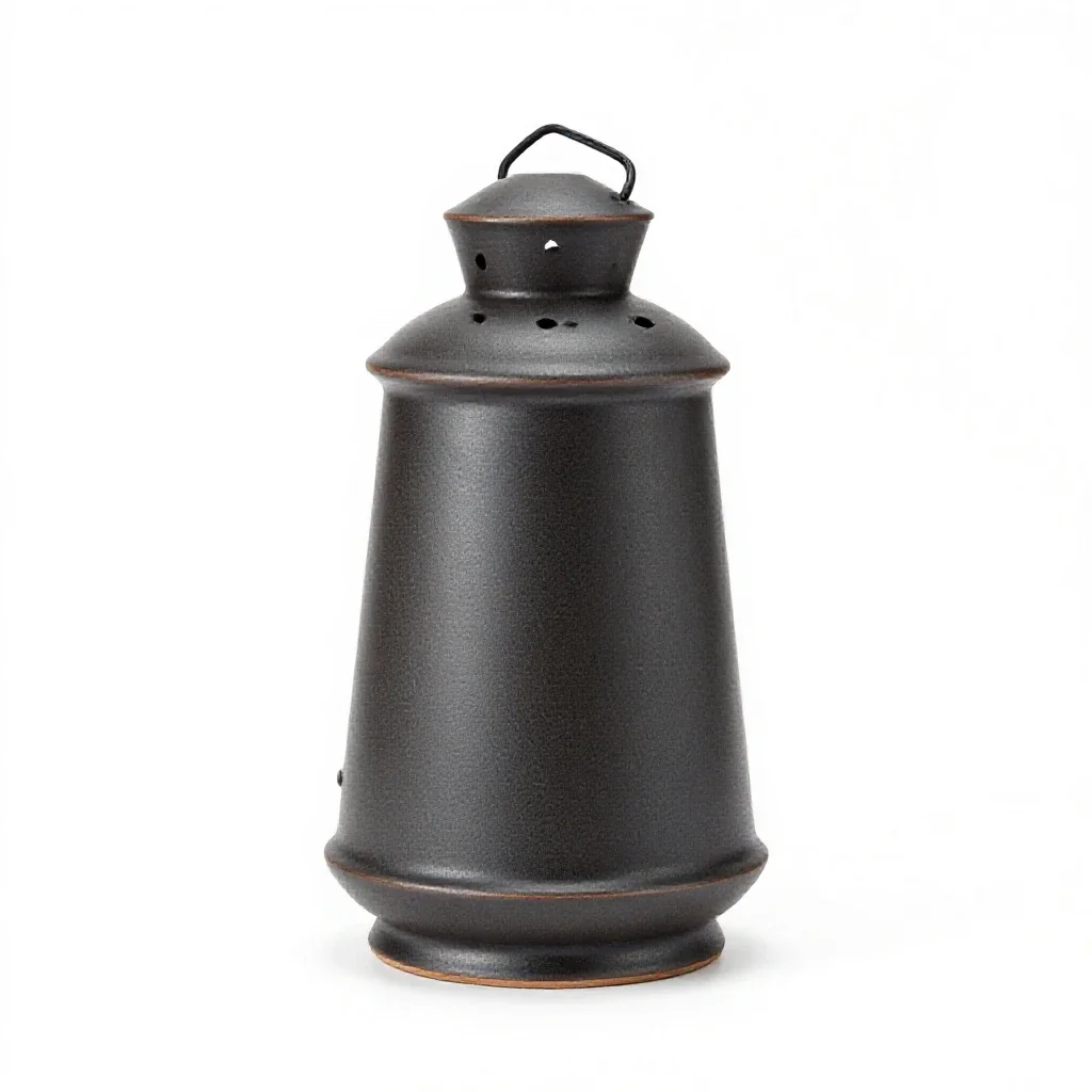 Dark lantern isolated on a white background