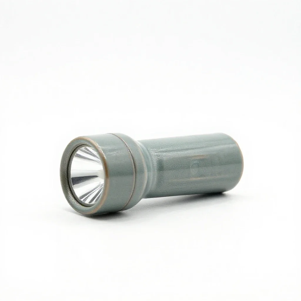 Flashlight isolated on a white background