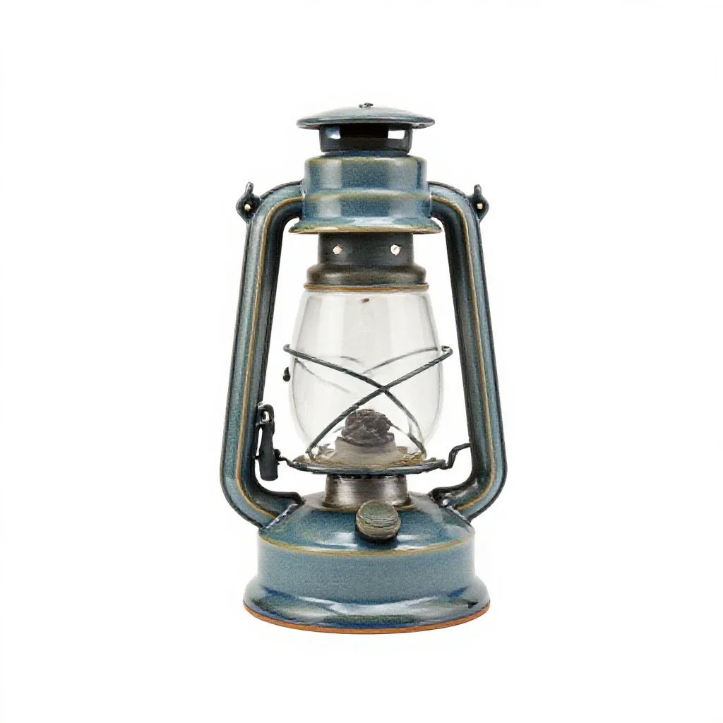 Gas lamp isolated on a white background