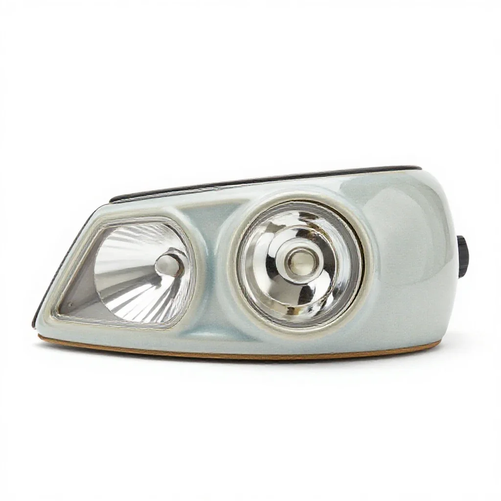 Headlight isolated on a white background