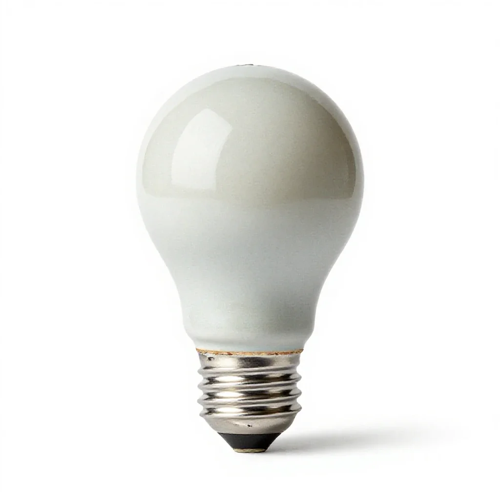 Light bulb isolated on a white background